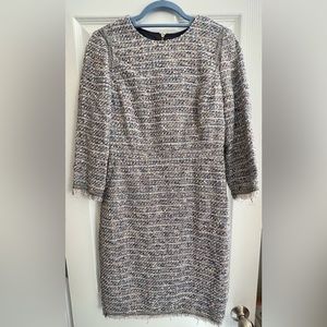 J. Crew Tweed Multicolor Sheath Dress **has pockets**